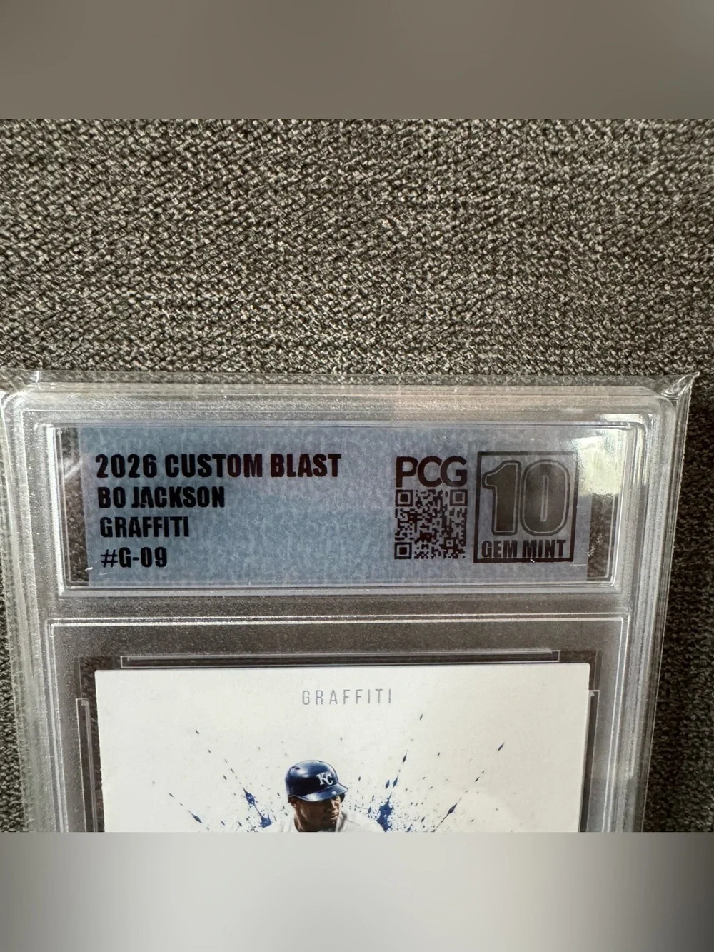 Bo Jackson - Custom Blast Graffiti #G-09 PCG 10 Gem Mint